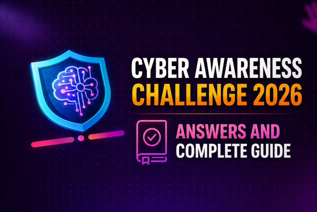 Cyber Awareness Challenge 2026 Answers and Complete Guide
